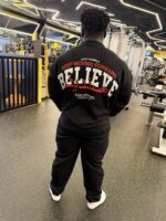 baggy sweater & Loose pants   Black edition