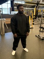 baggy sweater & Loose pants   Black edition - Image 3