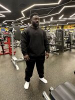 baggy sweater & Loose pants   Black edition - Image 4